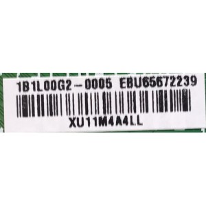 MAIN PARA TV LG / NUMERO DE PARTE EBU65672239 / EAX68209006 / 1B1L00G2-0005 / XU11M4A4LL / MODELO 43LM5700DUA